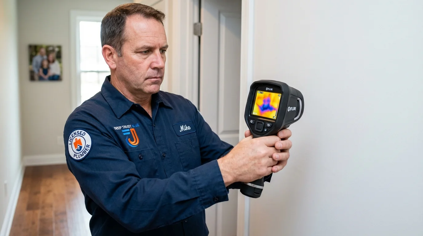 Thermal imaging leak detection by Johns Plumbing LLC in Huntington Park